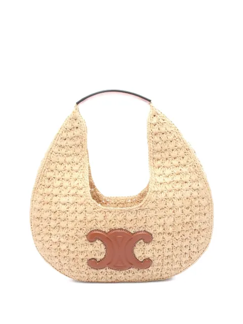 Celine Pre-Owned bolsa de hombro Panier de rafia