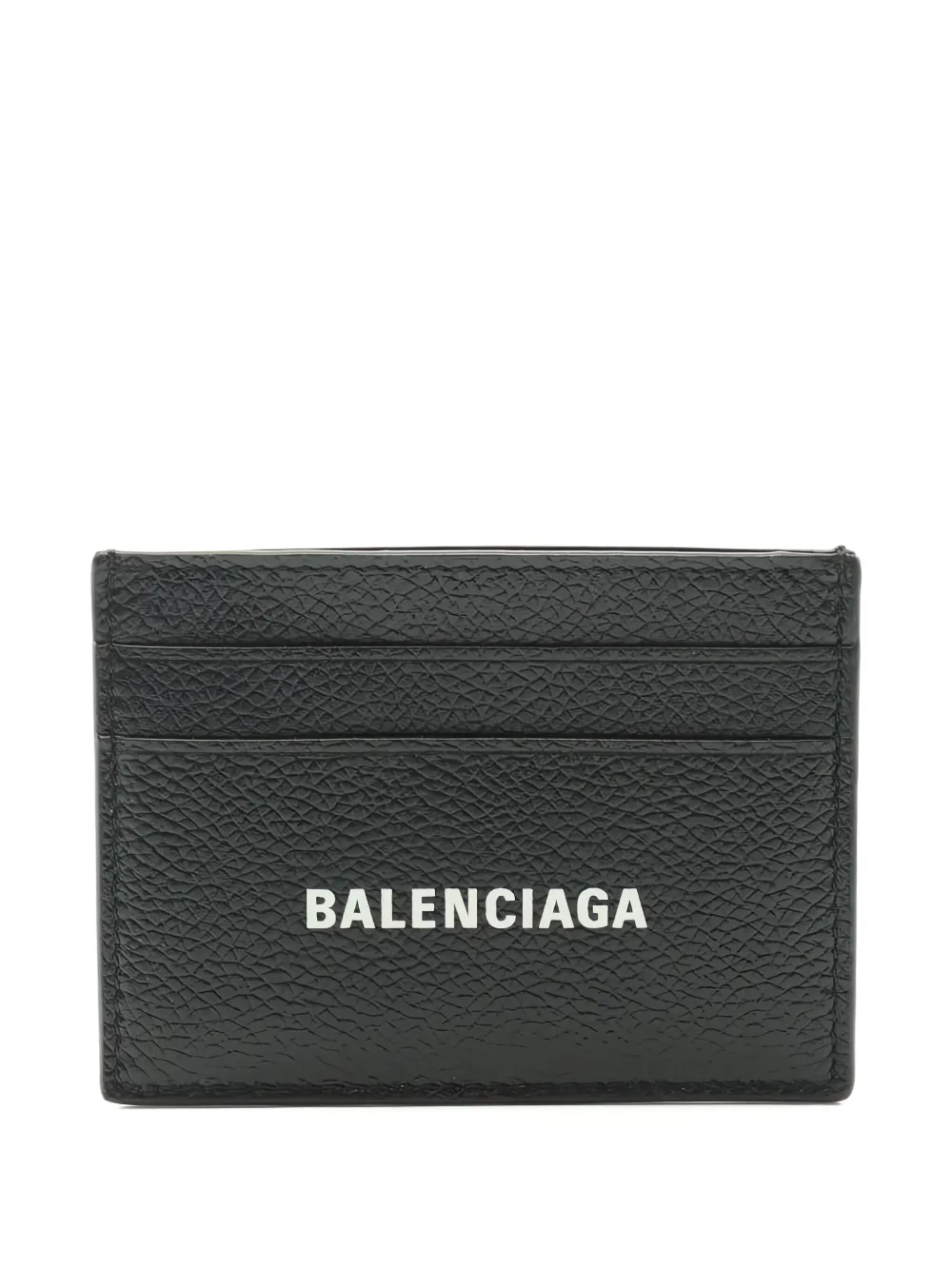 Balenciaga Pre-Owned logo-detail leather cardholder - ブラック Balenciaga Pre-Owned logo-detail leather cardholder - ブラック