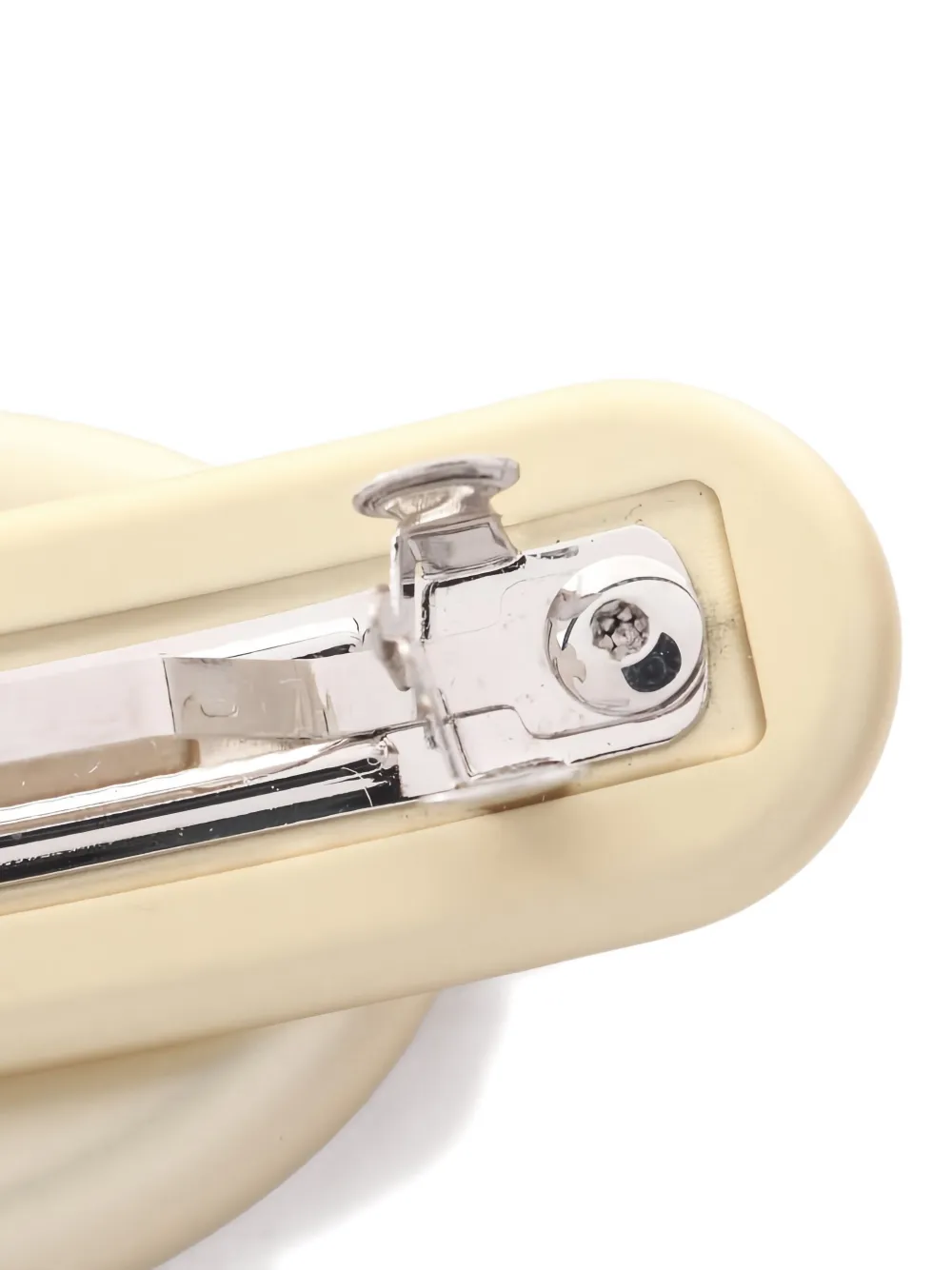 Pre-owned Hermes 2010s Tri-maillon Pm Hairclip In Gold