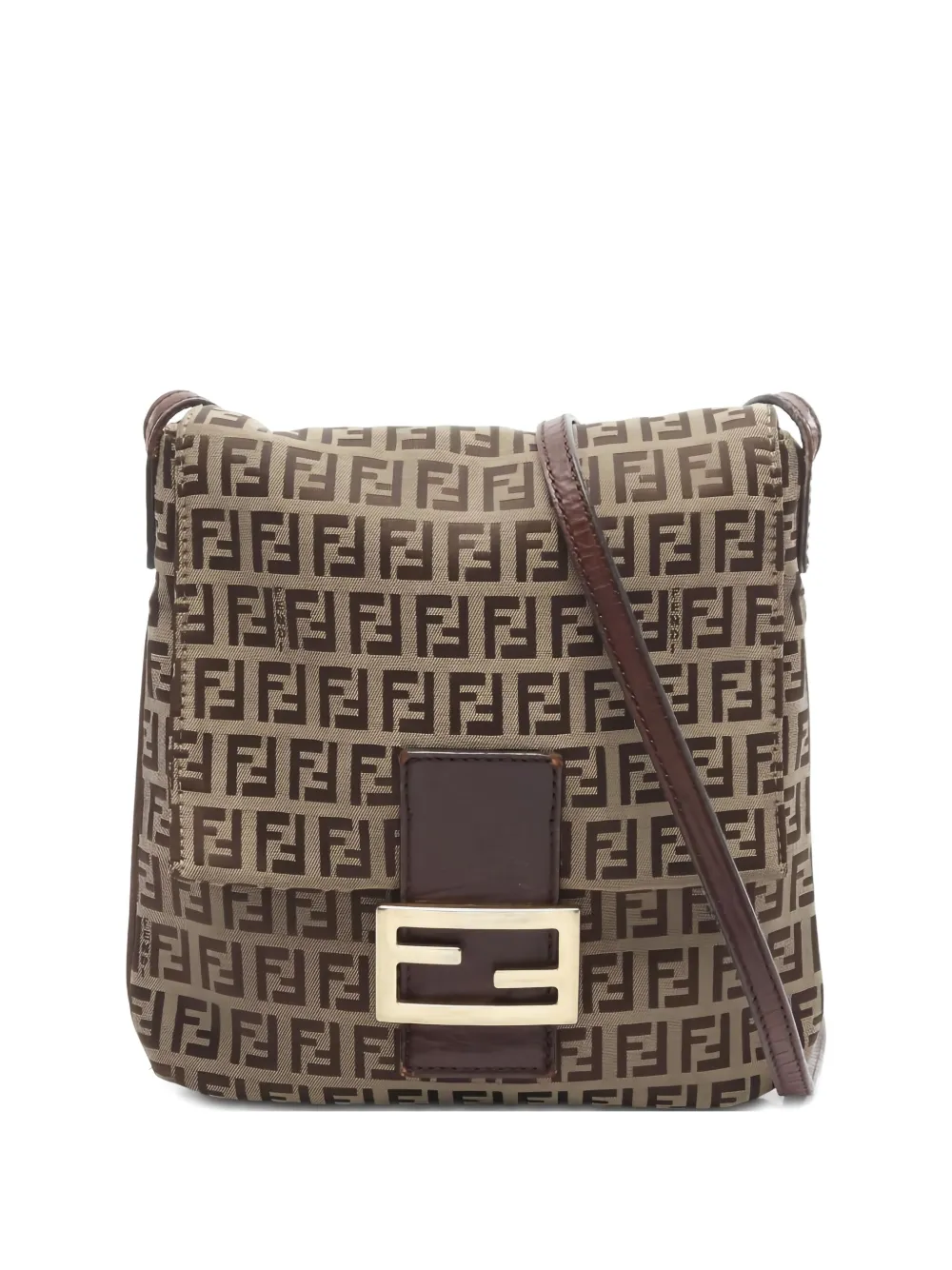 Fendi Pre-Owned Zucca shoulder bag - ブラウン Fendi Pre-Owned Zucca shoulder bag - ブラウン