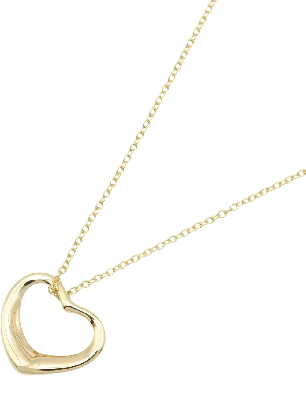 Tiffany & Co Eyewear 10s 18K yellow gold open-heart necklace | Image 2