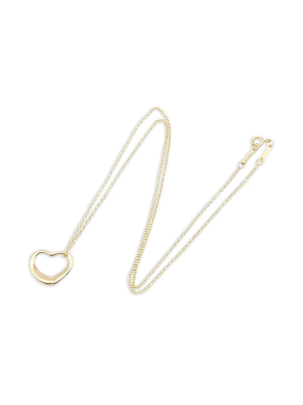 Tiffany & Co Eyewear 10s 18K yellow gold open-heart necklace | Gold | Image 1
