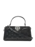 Valentino Garavani Pre-Owned Rockstud-embellished leather two-way handbag - Black