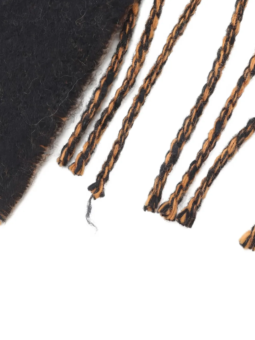 Loewe Pre-Owned Anagram-embroidered fringed scarf | Image 2