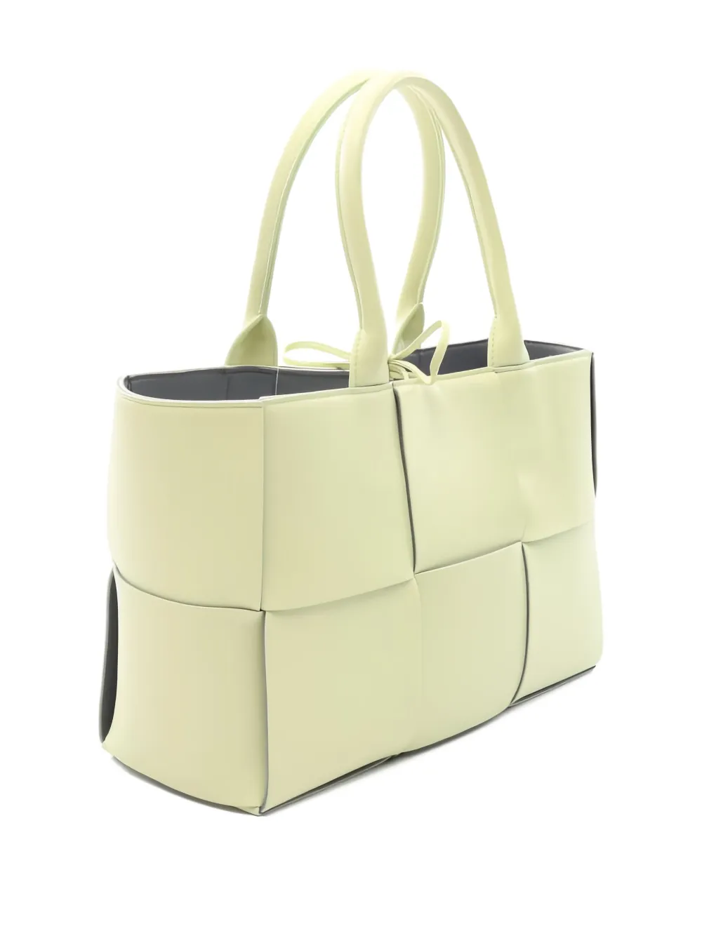 Pre-owned Bottega Veneta Large Arco Intrecciato Tote Bag In Green