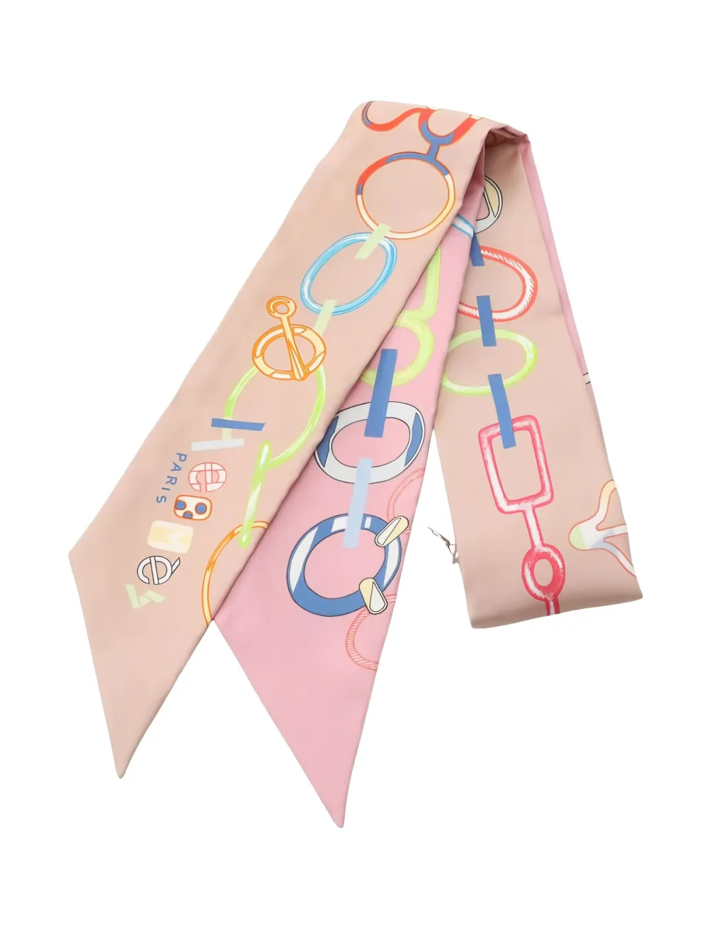 Hermès Pre-Owned Do Re Boucles scarf | Pink | Image 1