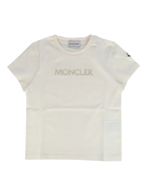 Moncler Enfant embroidered-logo T-shirt