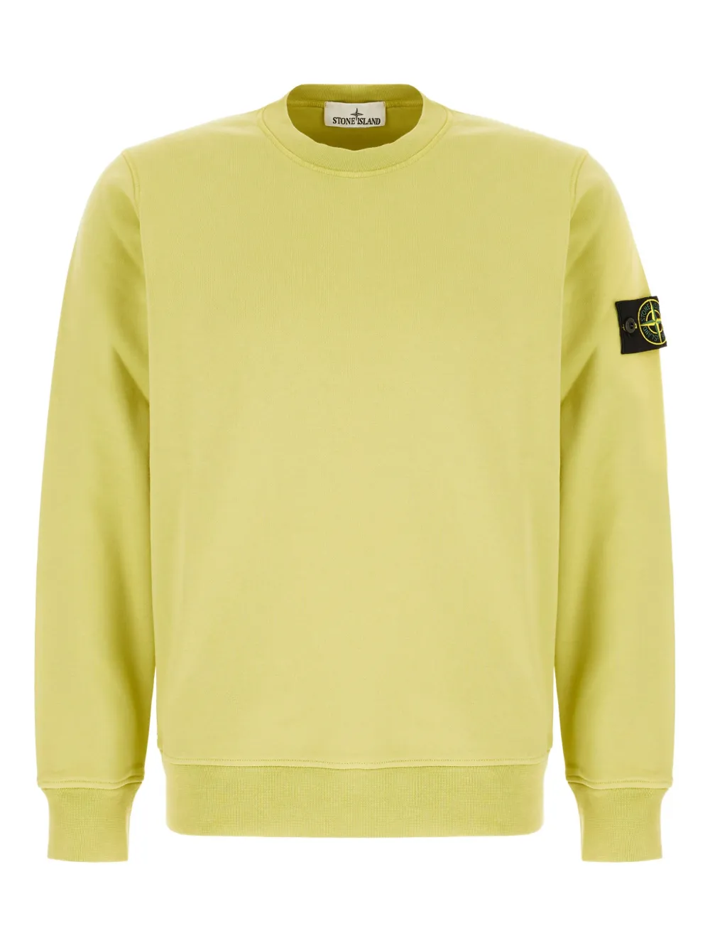 Stone Island Compass-patch cotton sweatshirt - グリーン Stone Island Compass-patch cotton sweatshirt - グリーン