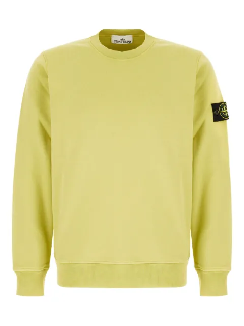Stone Island Compass-patch cotton sweatshirt