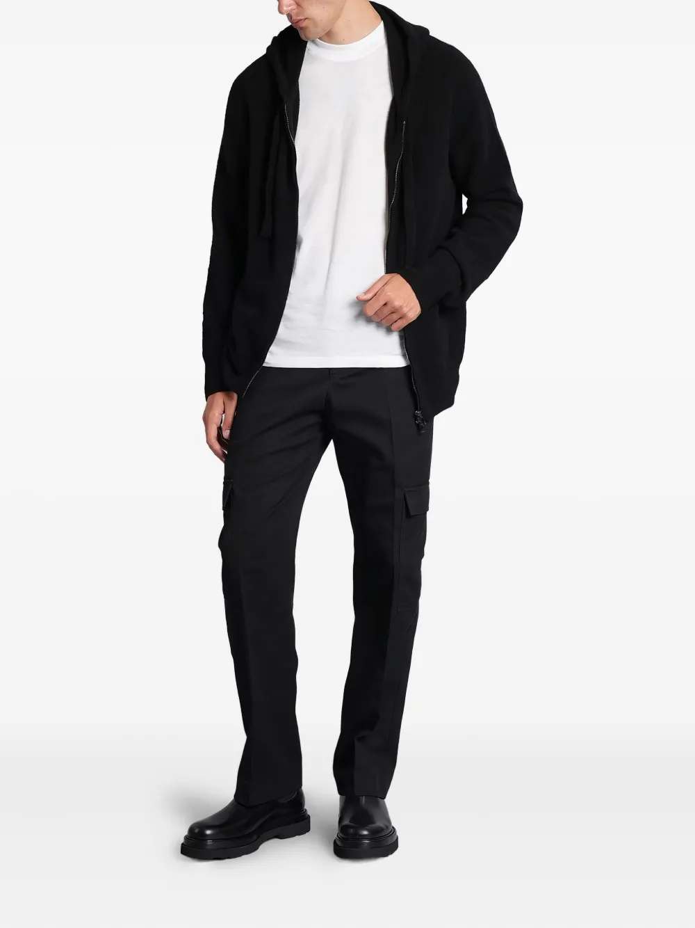 PT Torino twill trousers - Zwart