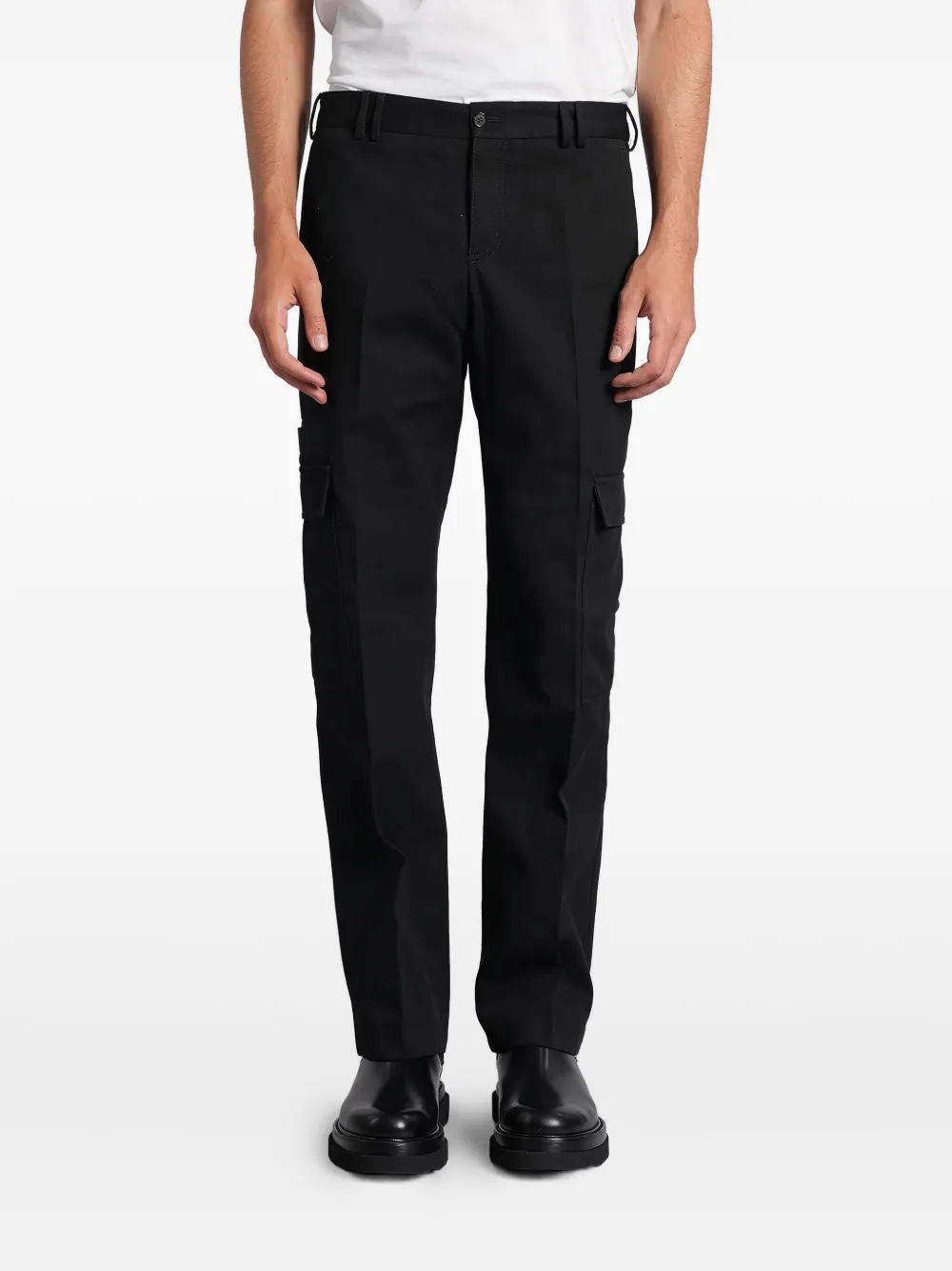 PT Torino twill trousers | Black | Image 1