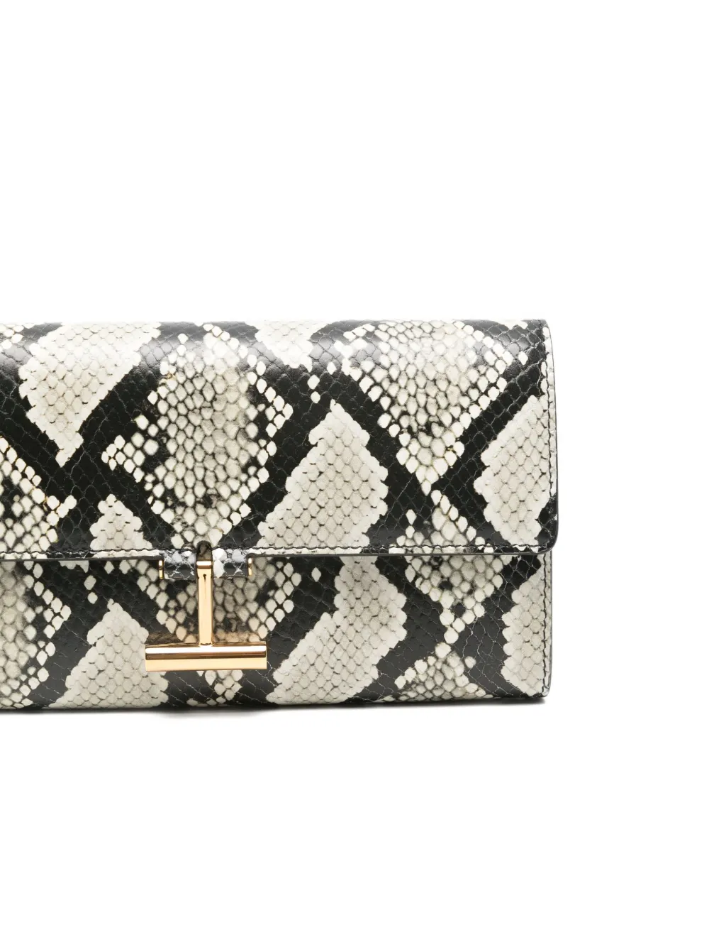 Tom Ford Tara Clutch Bag In Neutral