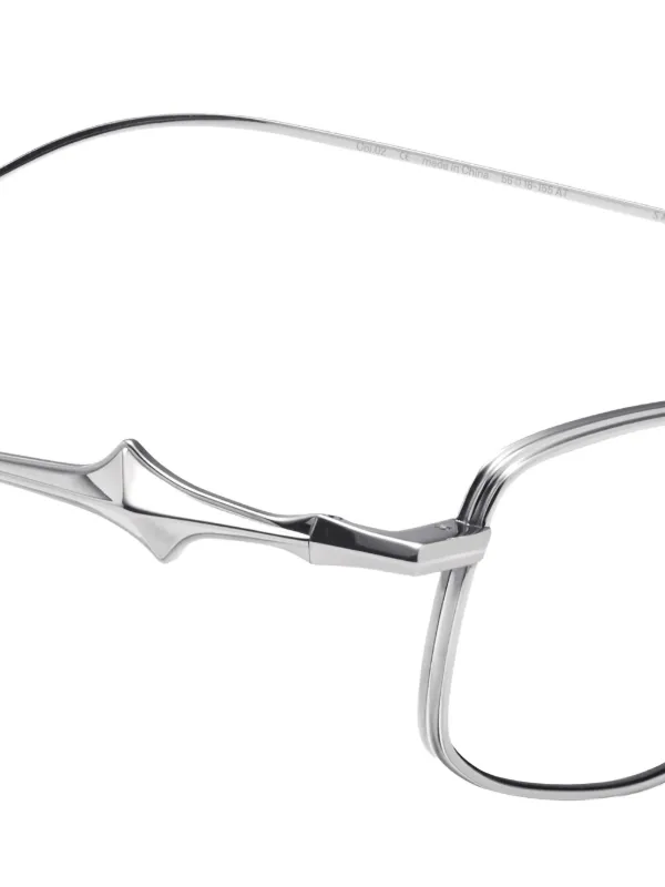 Gentle Monster Saga 02 Glasses | Silver | FARFETCH BE