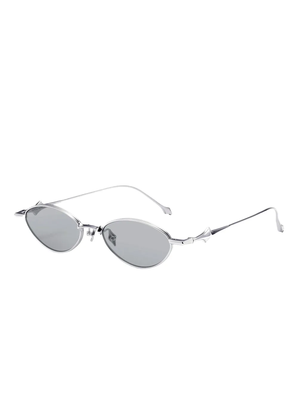 Gentle Monster Eden 02 zonnebril met ovalen montuur - Zilver