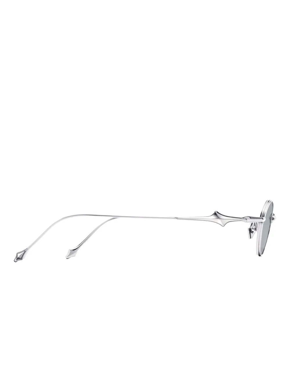 Gentle Monster Eden 02 zonnebril met ovalen montuur Zilver