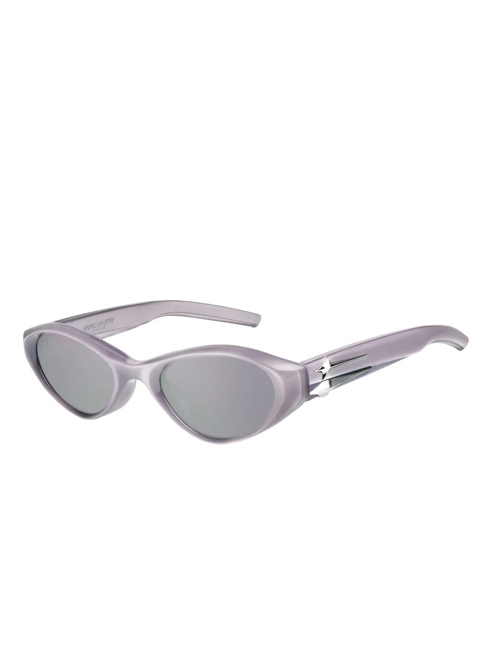 Gentle Monster Eq P8 zonnebril met cat-eye montuur en verfraaid met ster - Roze