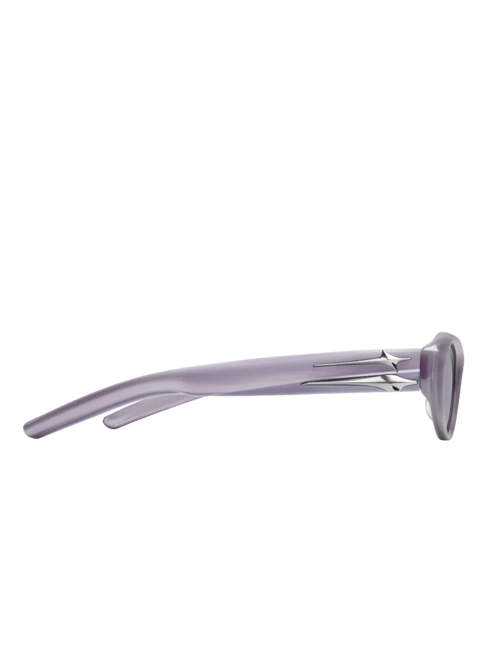 Gentle Monster Eq P8 zonnebril met cat-eye montuur en verfraaid met ster Roze