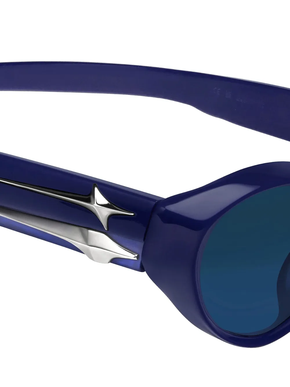 Gentle Monster Eq BL6 zonnebril met sterdetail Blauw