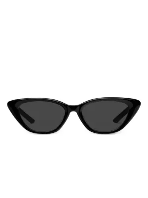 GENTLE MONSTER KUNST ブラックサングラス Gentle Monster Kunst キャットアイ サングラス | ブラック | FARFETCH JP