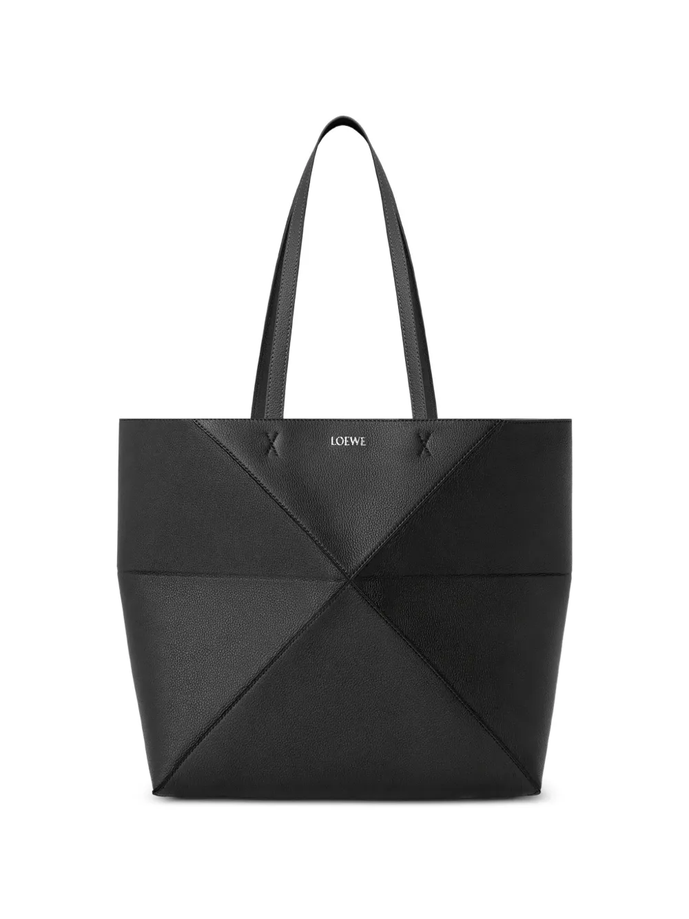 LOEWE medium horizontal Puzzle Fold tote in soft grained calfskin