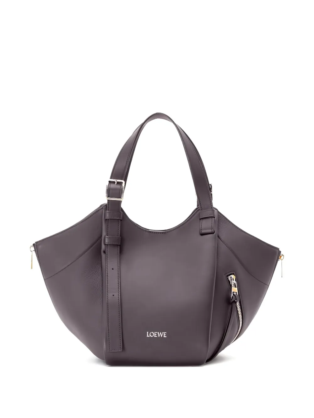 LOEWE Borsa tote Hammock con zip - Marrone