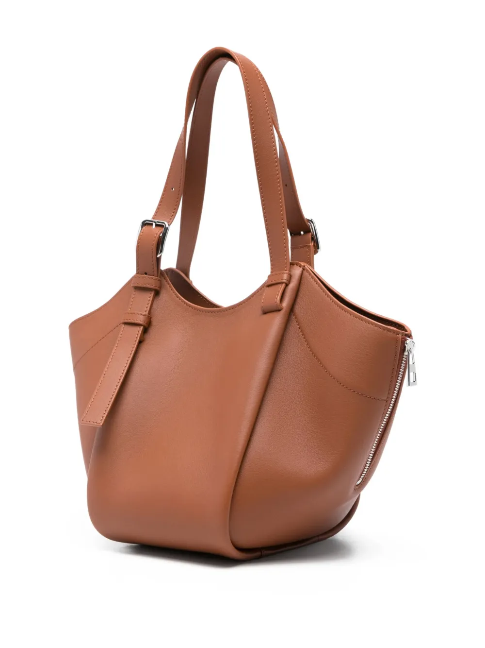LOEWE Hammock Flip leren shopper Bruin