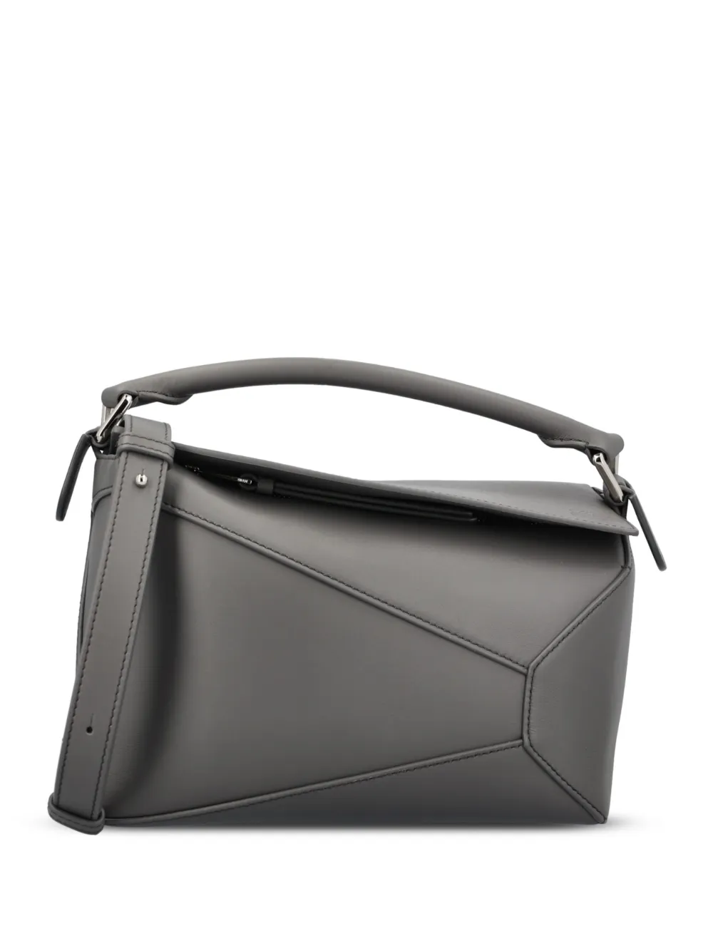 LOEWE Puzzle Edge kleine shopper Zwart