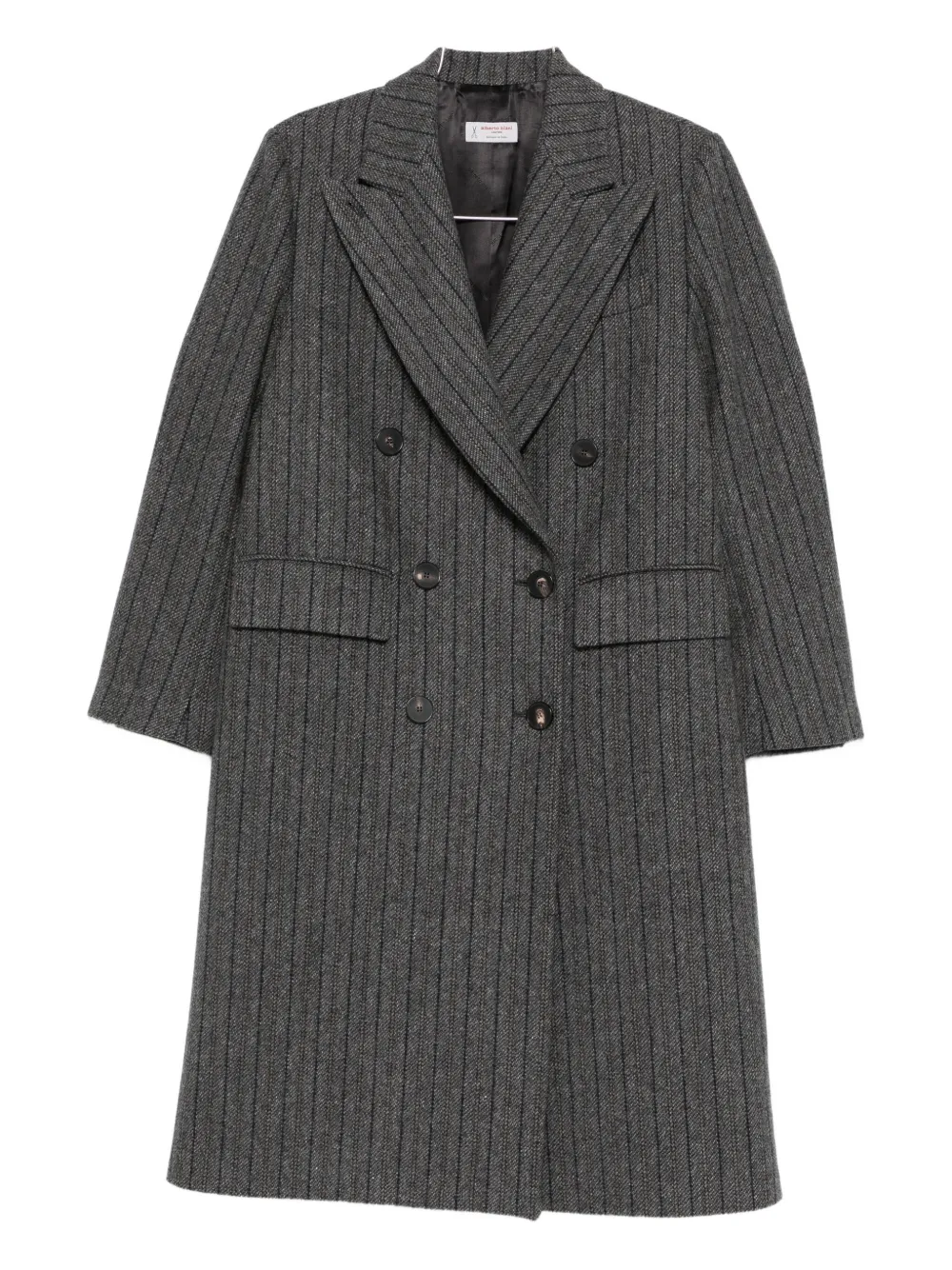 Alberto Biani Coats Blacks And Greys In Gray