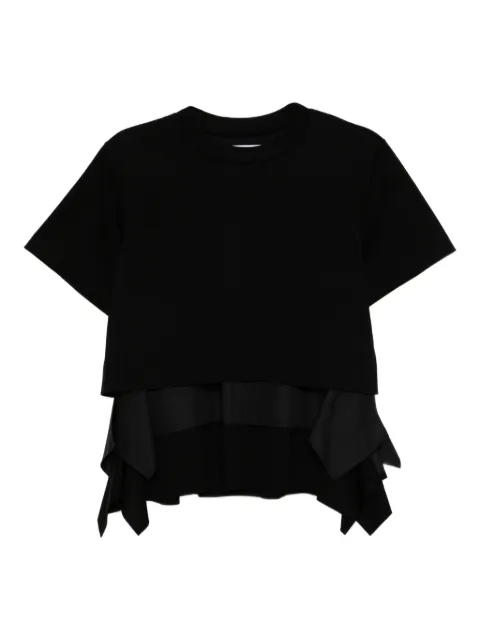 sacai poplin T-shirt