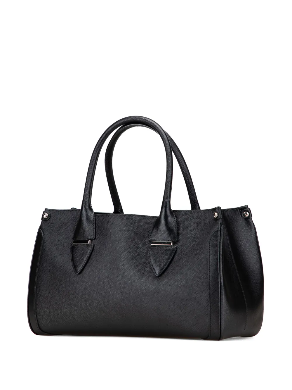 2021 Leather Double Gancini Tote Bag