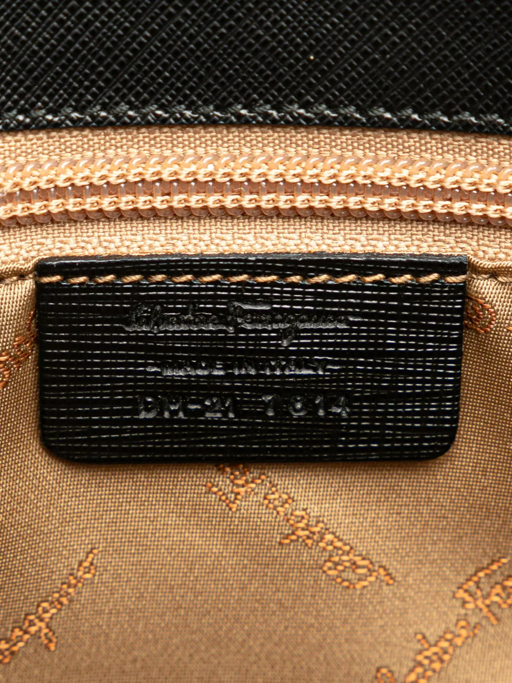 2021 Leather Double Gancini Tote Bag