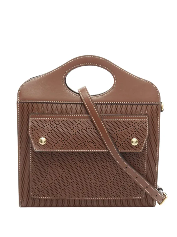 Burberry Pre-Owned 2000-2017 Mini Perforated Leather Pocket