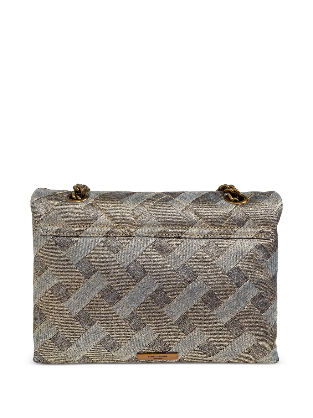 Kurt Geiger London Kensington grote schoudertas Goud