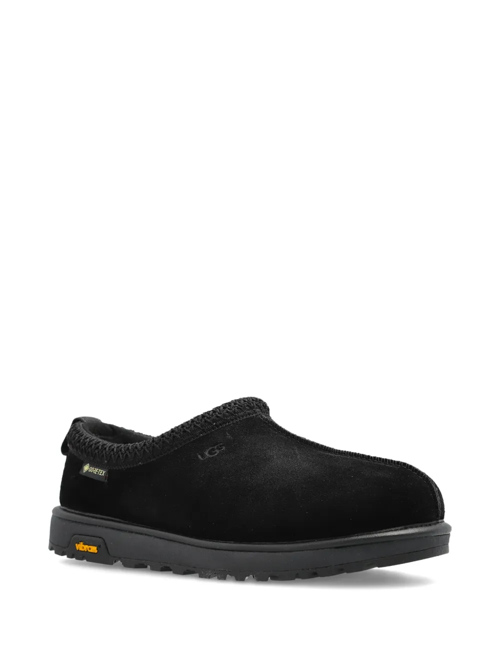 Ugg Tasman Gtx Suede Slippers In Black
