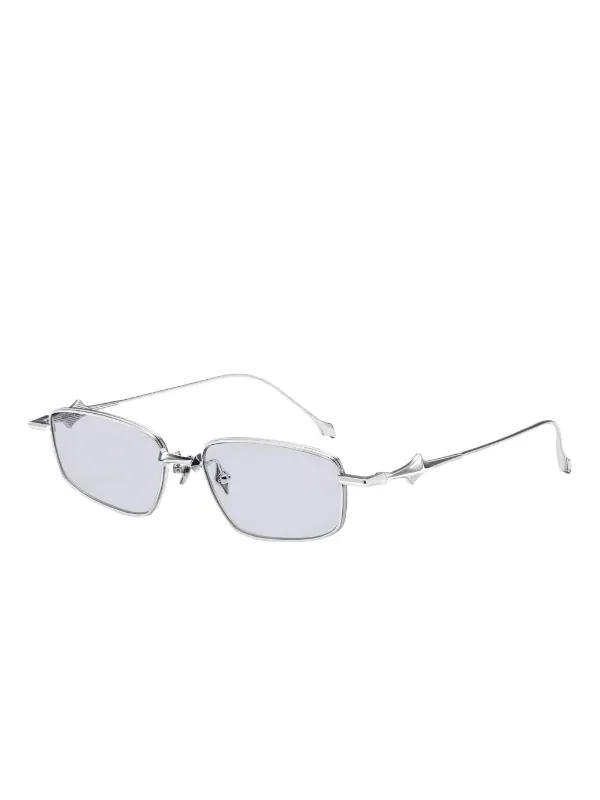 Gentle Monster Saga 02 rectangular-temple Sunglasses | Silver