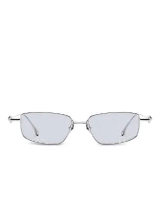 Gentle Monster Saga 02 rectangular-temple Sunglasses | Silver