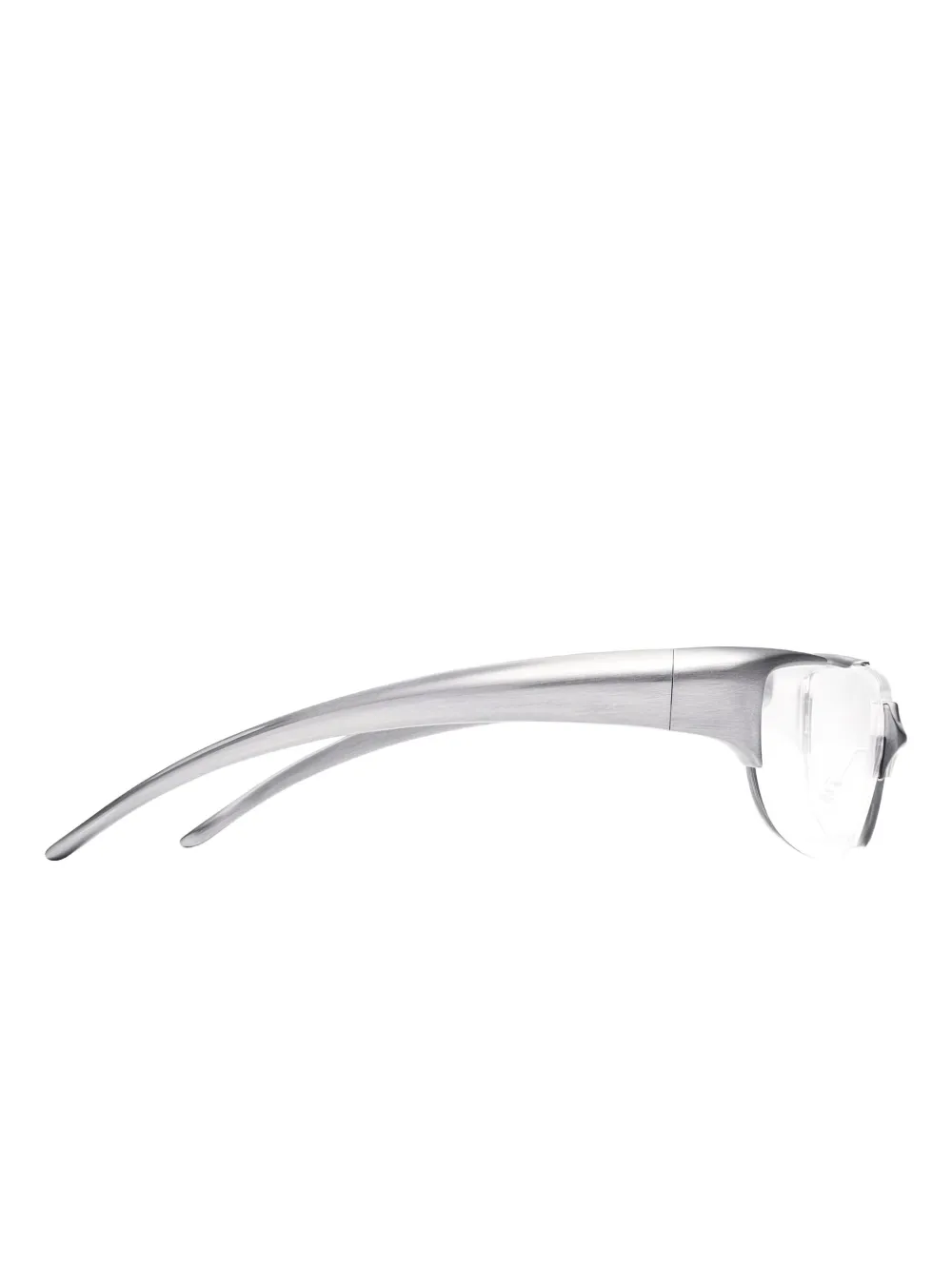 Gentle Monster Hypnosis A02 bril met geometrisch montuur Zilver
