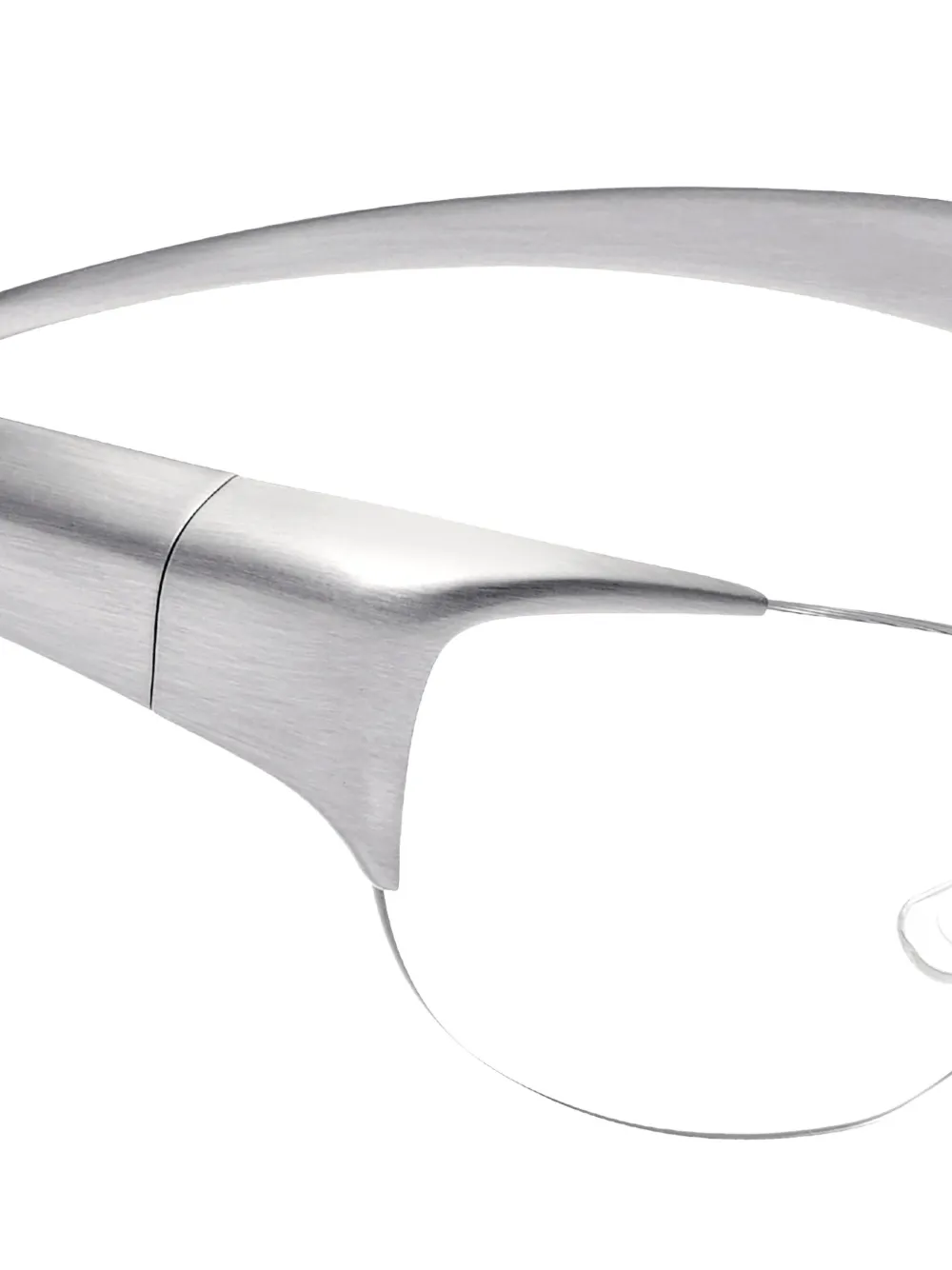 Gentle Monster Hypnosis A02 Geometric Glasses | Silver | FARFETCH ID