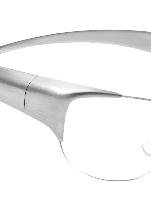 Gentle Monster Hypnosis A02 Geometric Glasses | Silver | FARFETCH ID