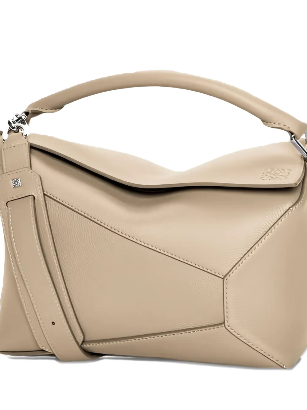 Loewe Medium Puzzle Edge Tote Bag In Neutral