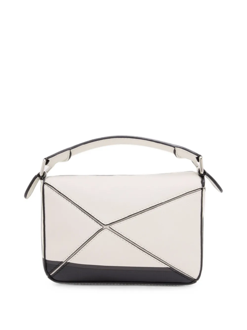LOEWE Futurist Cat Puzzle leren mini-shopper Beige