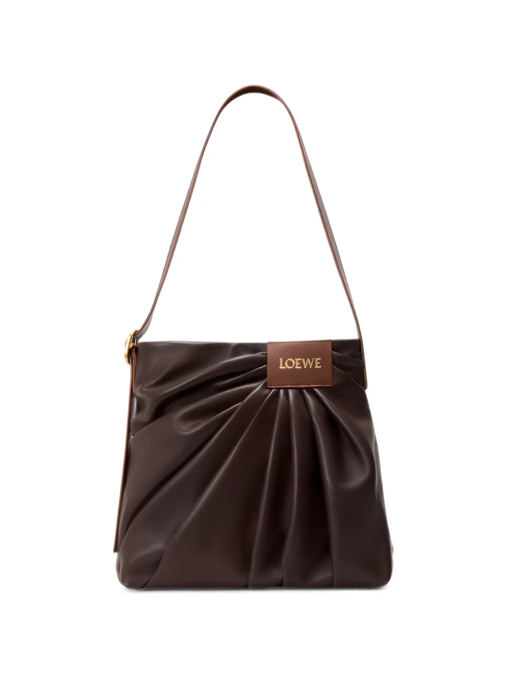 LOEWE draped tote in mellow nappa lambskin