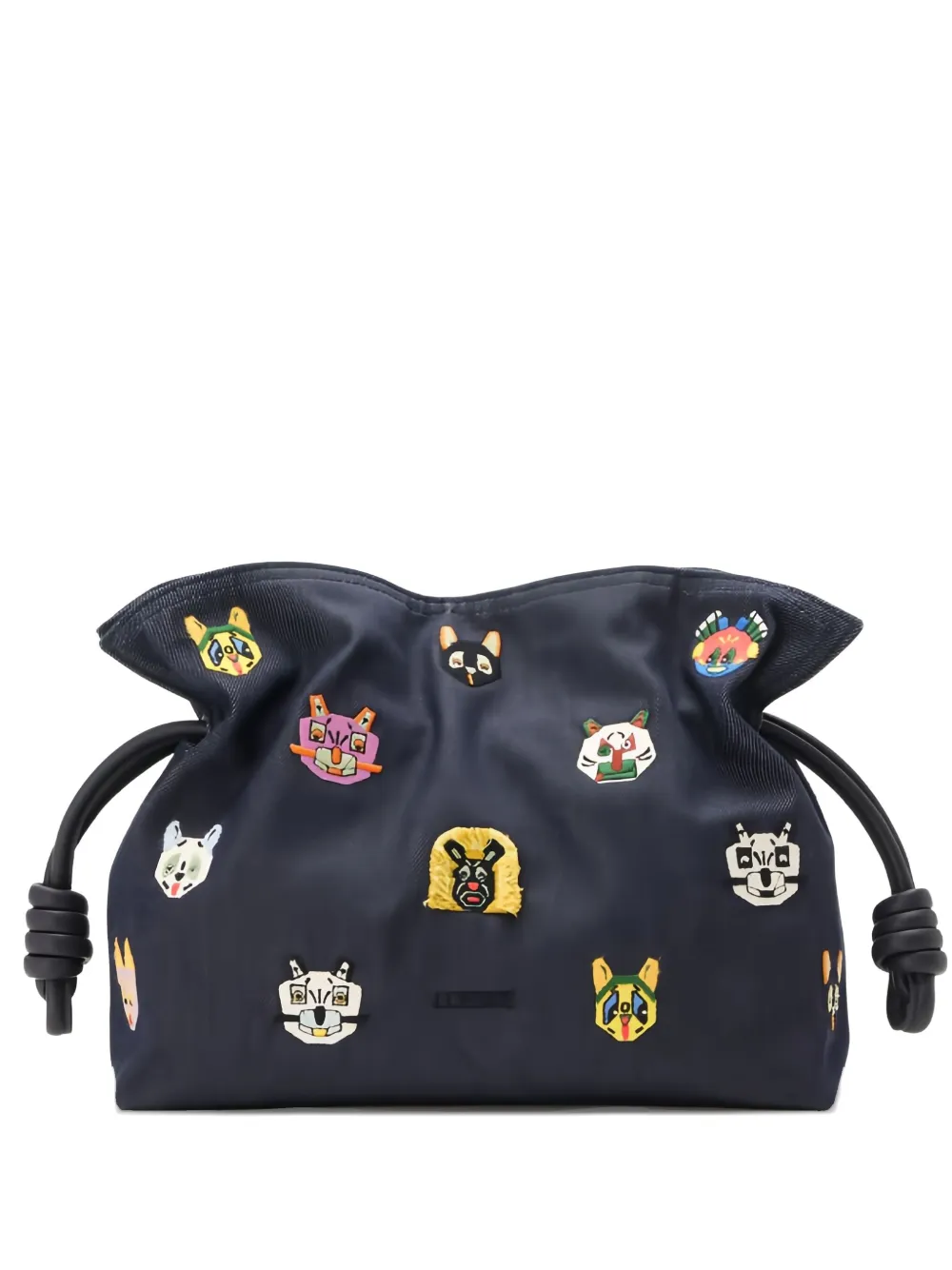 LOEWE Clutch Flamenco M - Blu