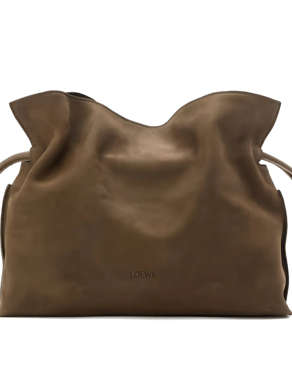 LOEWE Flamenco medium clutch - Bruin
