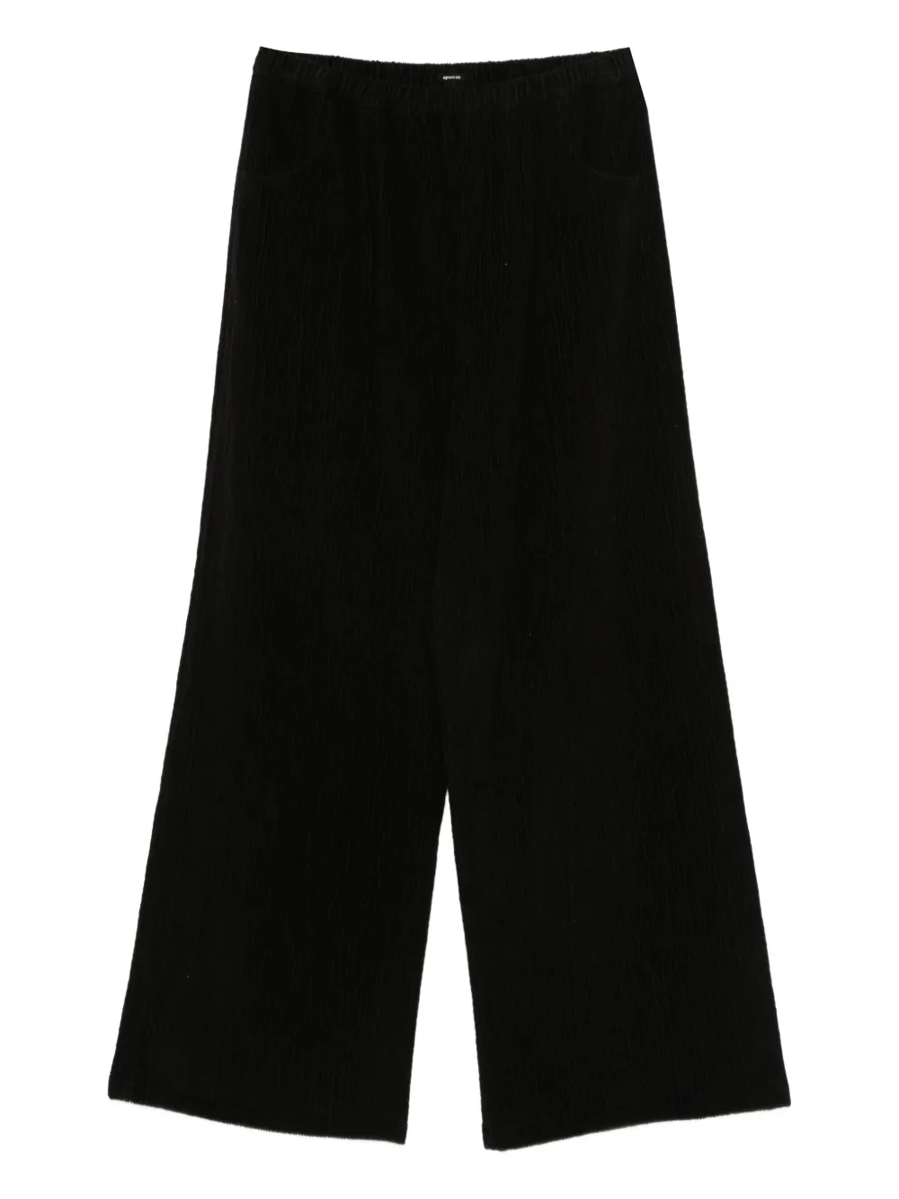 Apuntob textured straight trousers | Black | Image 1