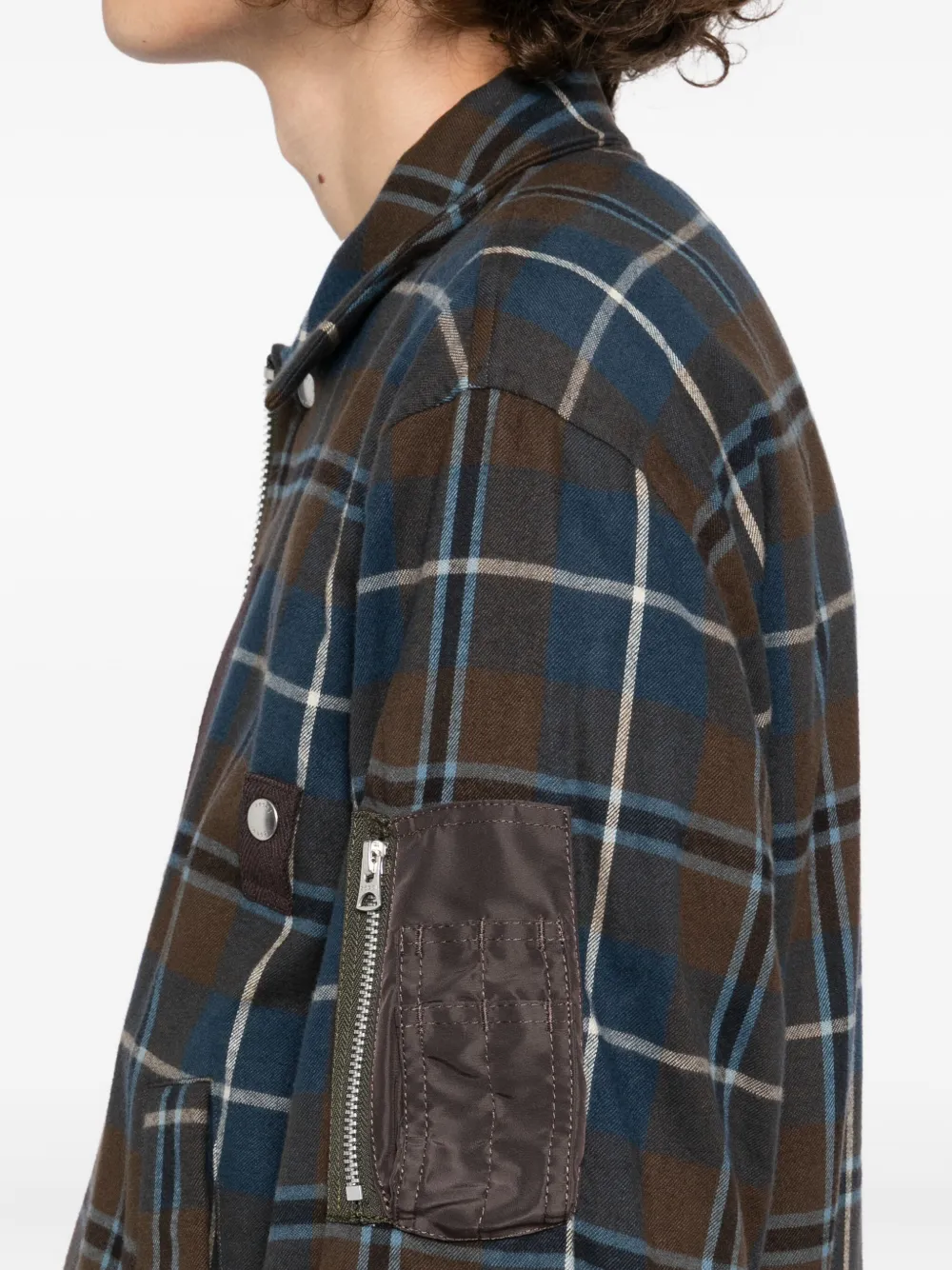 sacai Geruit jack Bruin