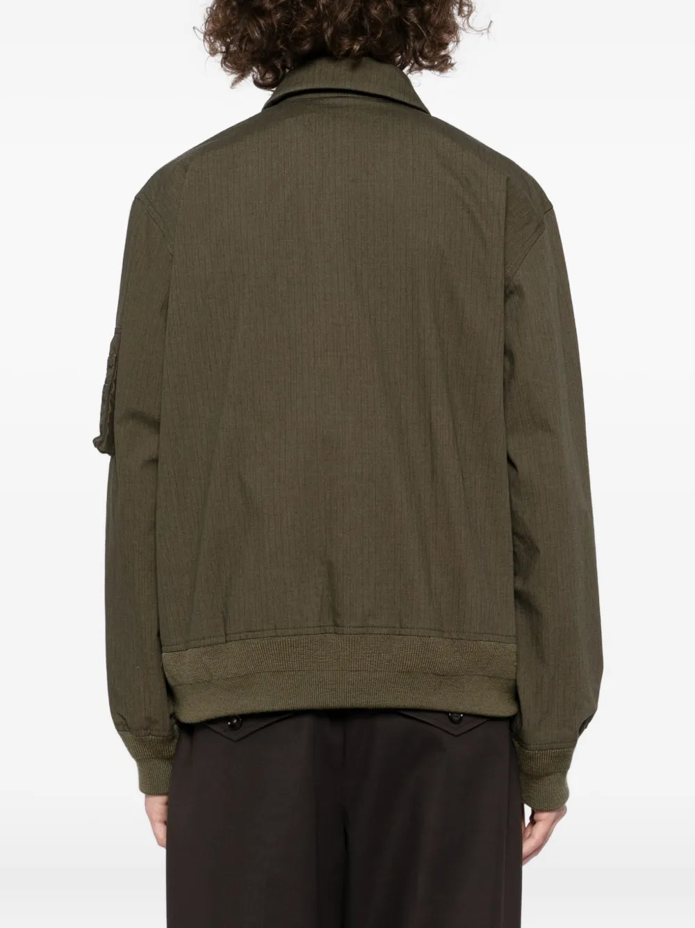 sacai Jack met kraag Groen