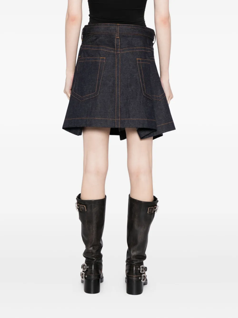 sacai Denim rok Blauw