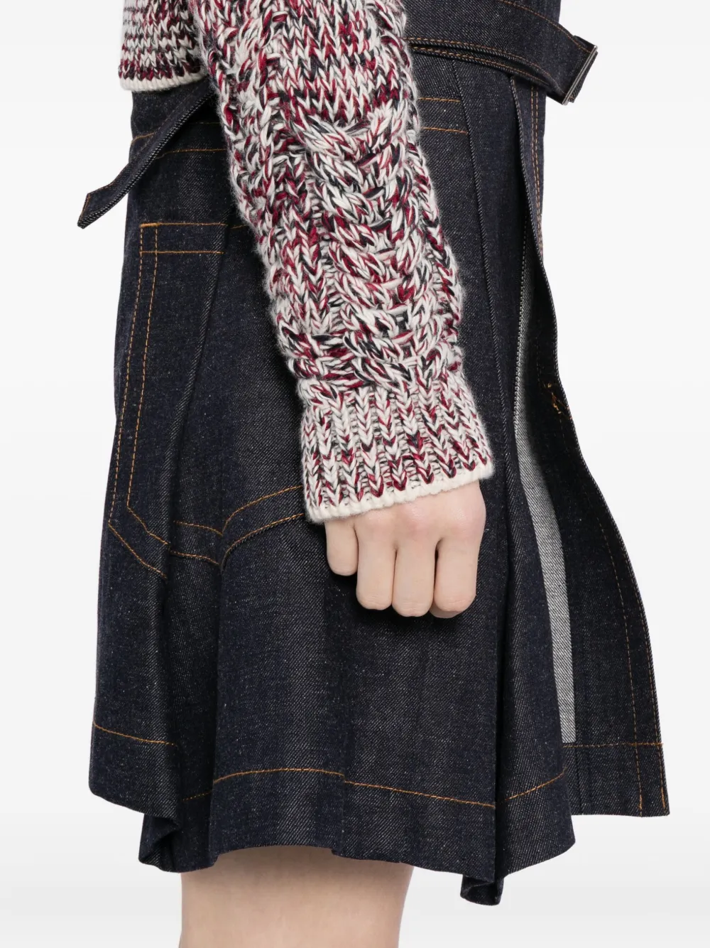 sacai Denim rok Blauw