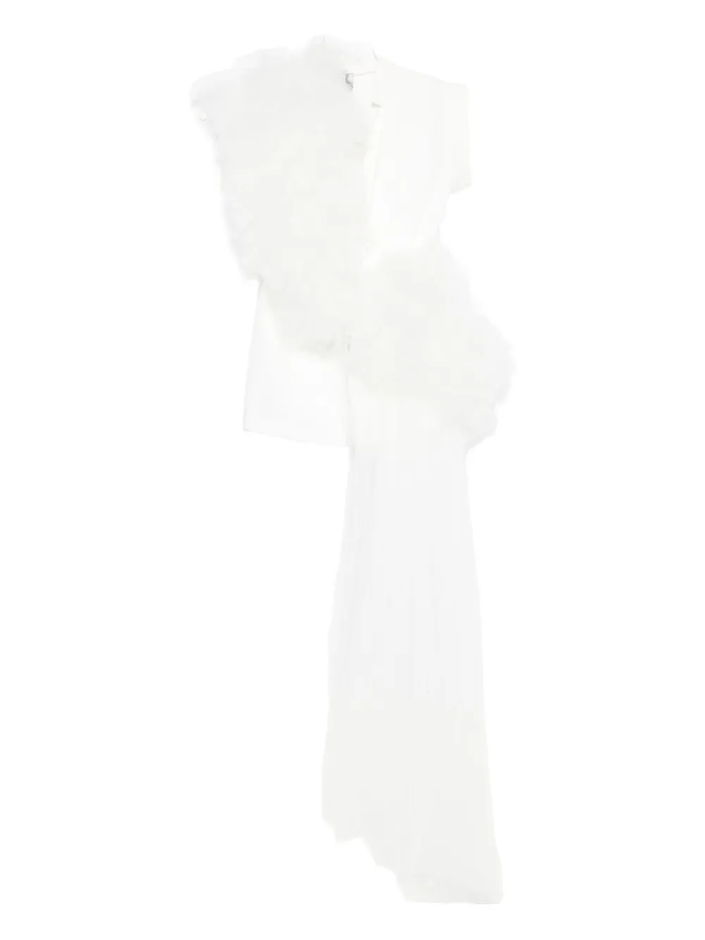 Alchemy ruffled dress | White | Image 1